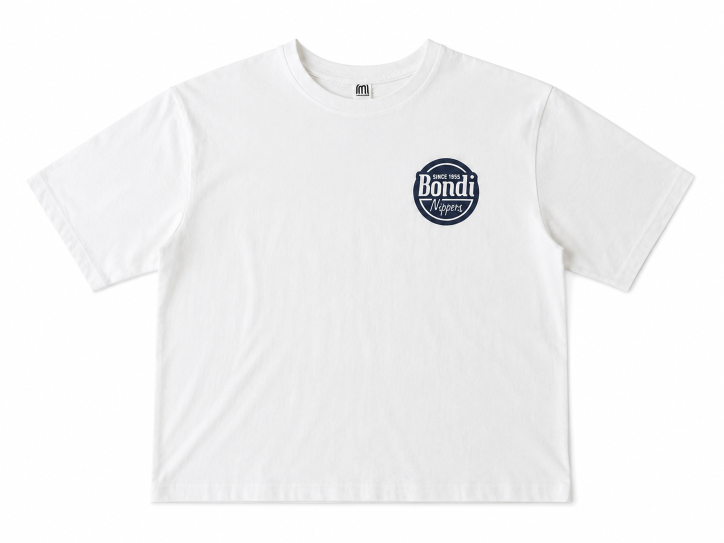 Girls Crop White Tee