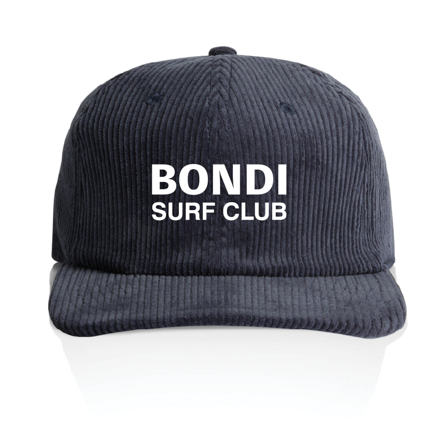 Bondi Surf Club Cord Cap- Petrol Blue
